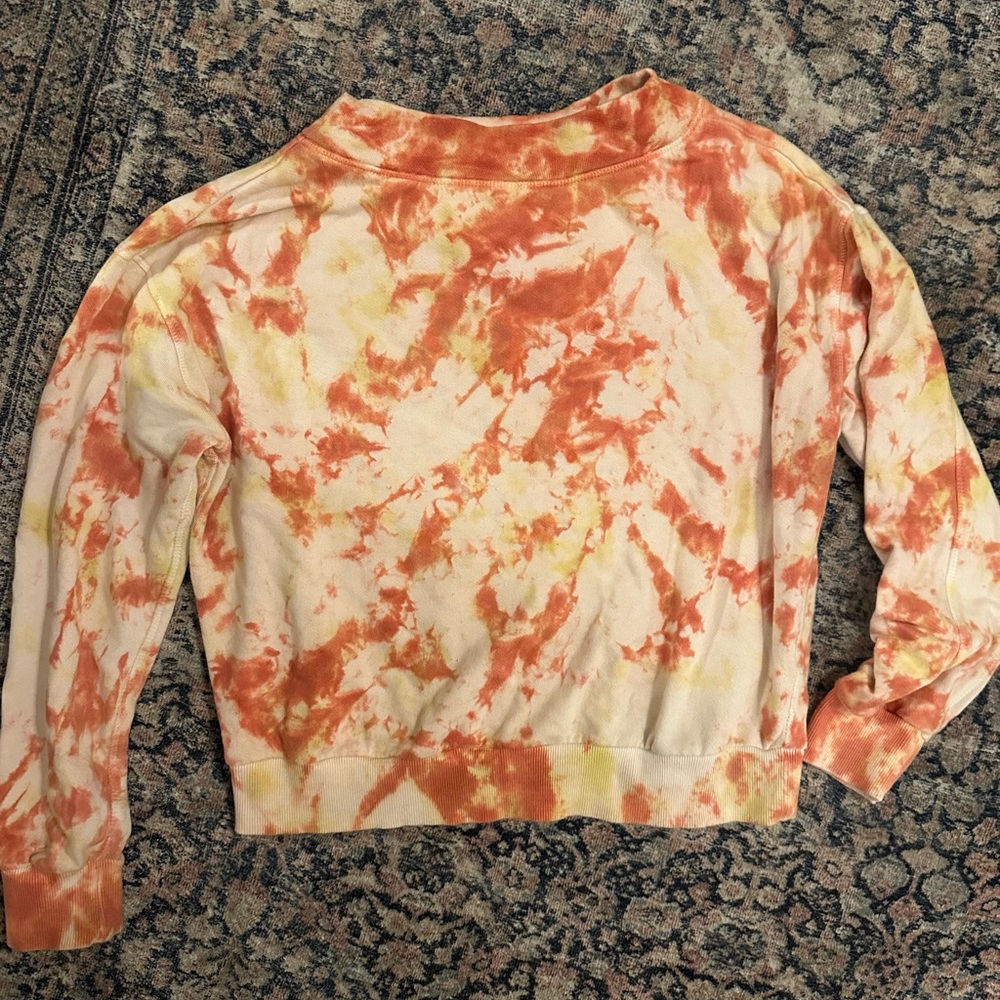 Anthropologie Sweatshirt in Pink, Orange and Yellow, L